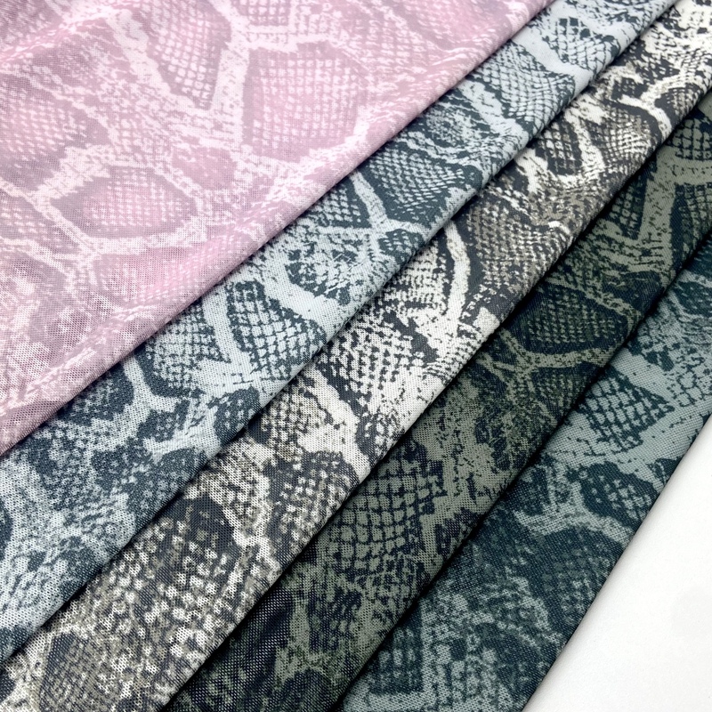 See Through 91% Polyester 9% Spandex Knit Digital Print Power Mesh Fabric See Through 91% Polyester 9% Spandex Knit Digital Print Power Mesh Fabric