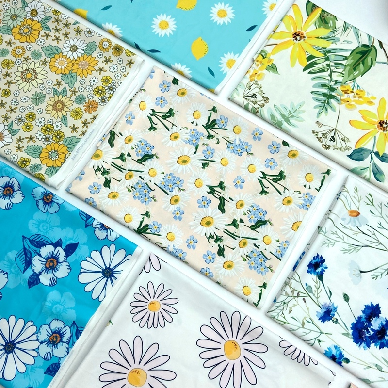 84% Polyester 16% Spandex Knit Custom Print Swimwear Fabric