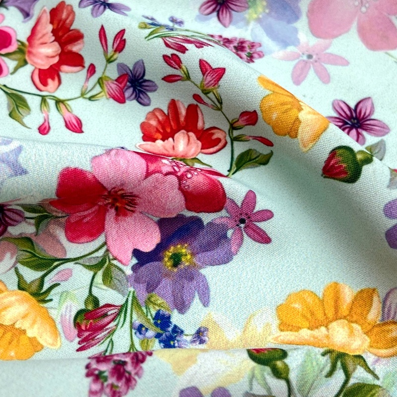 100% Polyester Woven Custom Digital Print Koshibo Fabric 100% Polyester Woven Custom Digital Print Koshibo Fabric