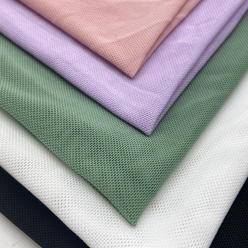 Breathable 95% Polyester 5% Spandex Knit Power Mesh Fabric Breathable 95% Polyester 5% Spandex Knit Power Mesh Fabric