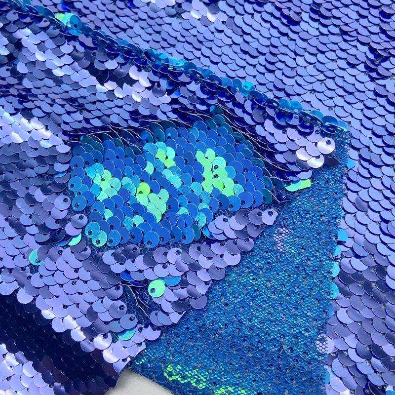 Shiny Embroidery Mesh Reversible Sequin Fabric Shiny Embroidery Mesh Reversible Sequin Fabric