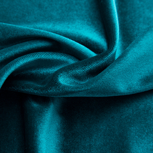 Soft 95% Polyester 5% Spandex Warp Knit Korean Velvet Velour Fabric